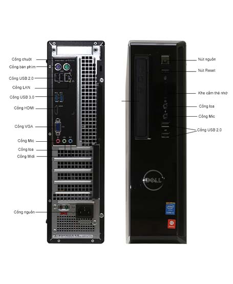 PC Dell Vostro 3800ST Core i5-4460